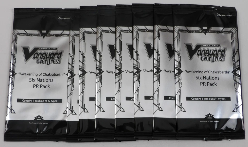 LOTE DE 200 Cardfight Vanguard Awakening of Chakrabarthi Six Nations PR Pack NUEVO Foto 2 de 4