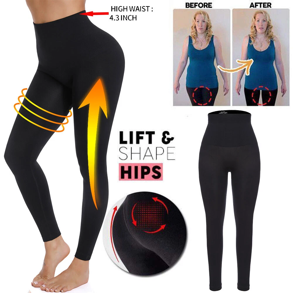 Women Sculpting Sleep Leg Legging High Waist Pants Slimming Thigh Slimmer  Panty