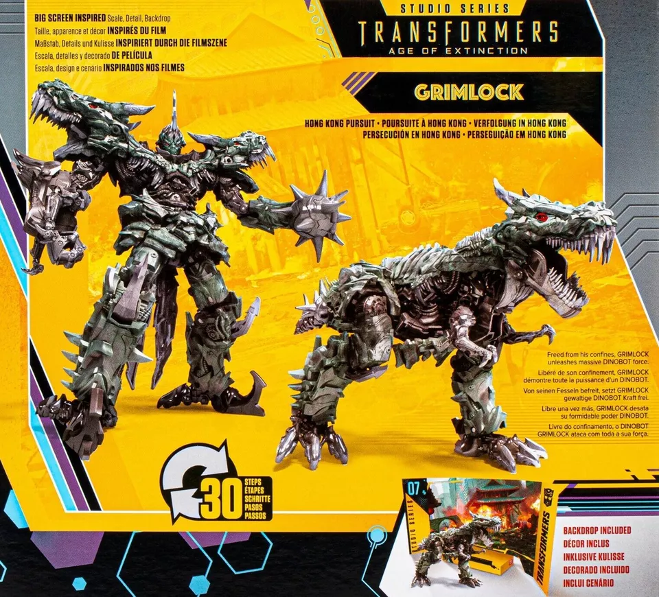 Hasbro Transformers Grimlock Studio Series 07BB Deluxe Action Figure Official - Image 4 of 4