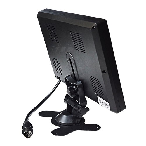 9" Quad Split Screen Monitor + CCD Rear View Backup Camera for Car RV Bus Truck - Picture 5 of 13