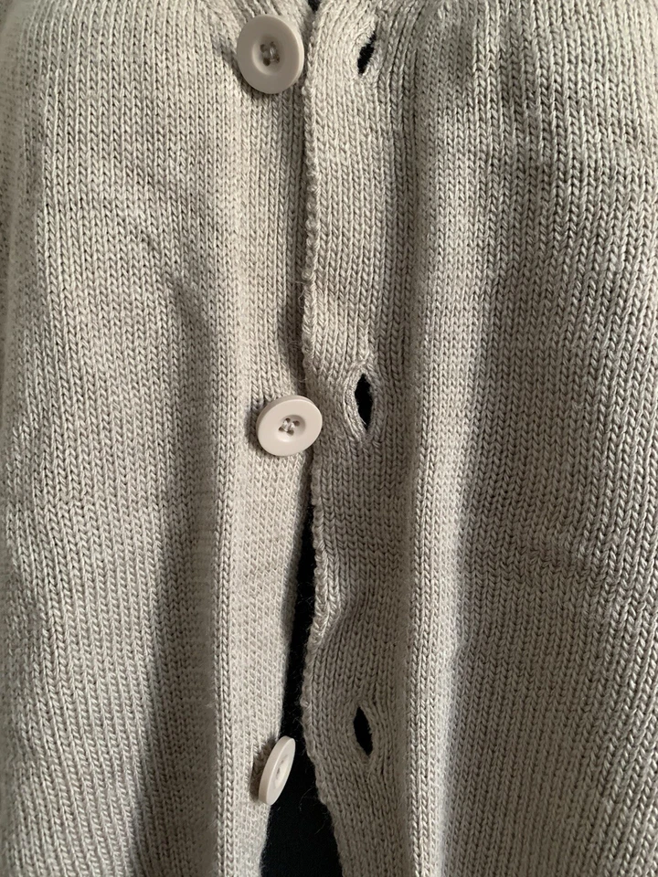 boohooMAN Jackets & Cardigan & Sweaters & Jumpers Beige Oversized  Men’s Women’s - Image 4 of 4