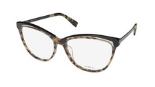 FURLA VFU192 CATEYE OVERSIZED TRENDY SHAPED LENSES WOMENS EYEGLASS FRAME/EYEWEAR