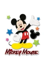 Stickers Disney Mickey Mouse Stars Dimensional Welcome Head