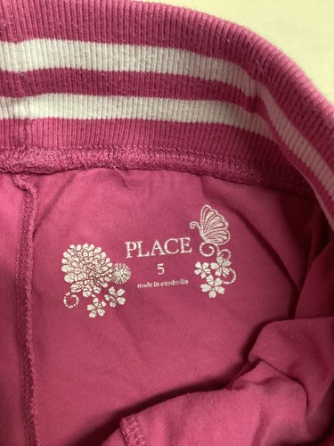 Childrens Place pink skort metal loop close pockets drawstring waist girls sz 5 - Picture 7 of 10