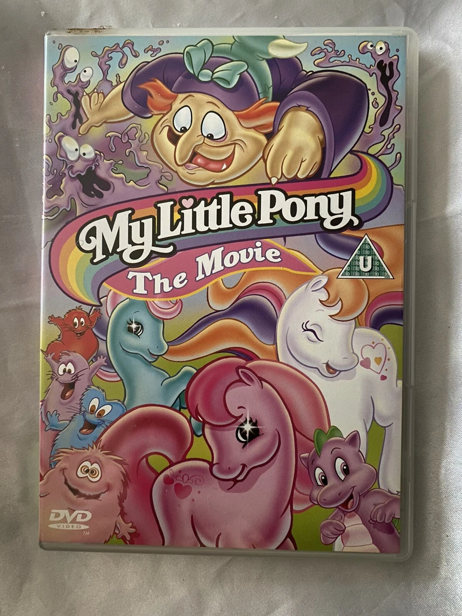 Very Good Rare My Little Pony The Movie DVD 2003 Movie 1986 Region 2