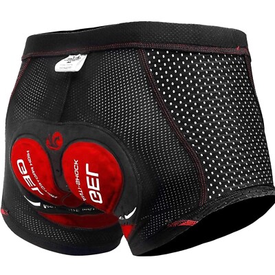 Durable Men's Cycling Shorts with 5D Padding - Perfect for All Cycling Styles