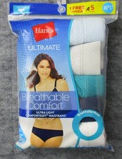Hanes Ultimate Breathable Hipster Pantie 4  1 Pack Style 42ULHB Size 9/2XL NWT