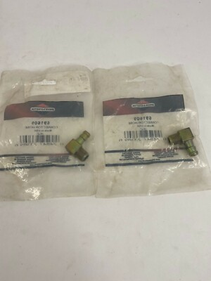 #ad Genuine OEM Briggs amp; Stratton 691609 Connector Hose 2 Pcs $15.85
