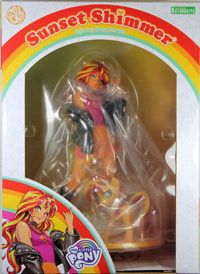 Hasbro My Little Pony Poppin Pony Sunset Shimmer – Bewegliche Figur Mit Mode-Accessoires