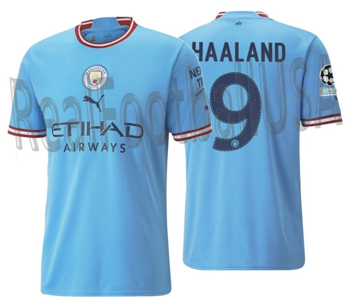 Compra Camiseta 2021/22 Manchester City FC Home - Erling Haaland