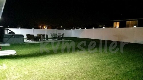 12 Black / White / Copper / Silve 4 x 4 Solar Post Deck Cap LED Light Vinyl - Picture 16 of 35