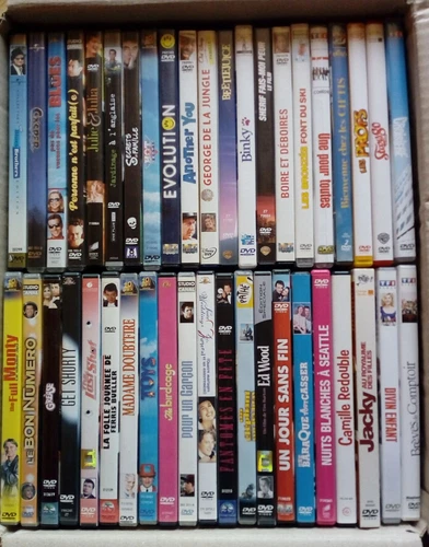 LOT de 42 DVD : COMEDIES Américaines, Britanniques et Françaises