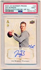 2020 Upper Deck Joe Burrow Prominent Cuts VIP Auto Rc #VIPA-JB (11/15) PSA 9