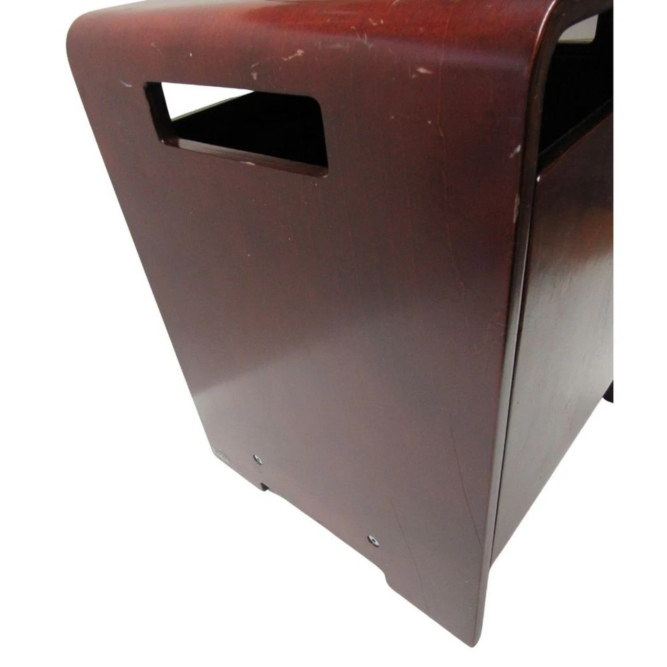 B-Ware Nicol Bad Hocker mit Wäschesammler Sitzhocker Wäschekorb Kirsch Optik  - Bild 3 von 4