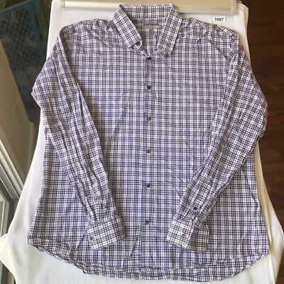 Express Fitted Long Sleeve Button Down Shirt size 2XL (18-18 1/2), Gray & White | eBay Express Fitted Long Sleeve Button Down Shirt size 2XL (18-18 1/2), Gray & White | eBay