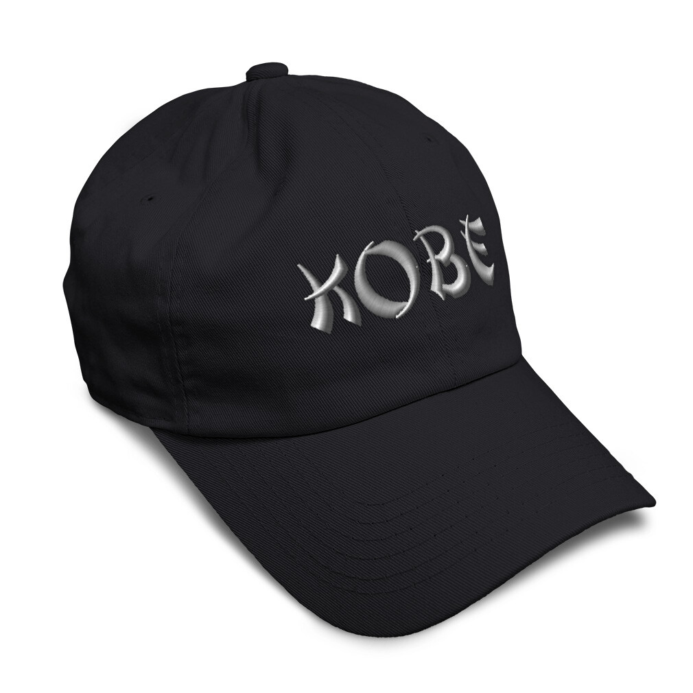Soft Women Baseball Cap Kobe Japan Embroidery Dad Hats for Men Buckle  Closure