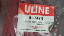 Uline Metal Truck Seals h-542r Red 100pcs 100/bag