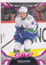 22/23 MVP..QUINN HUGHES..MAGENTA../100..CARD # 208..CANUCKS..FREE COMBINED SHIP