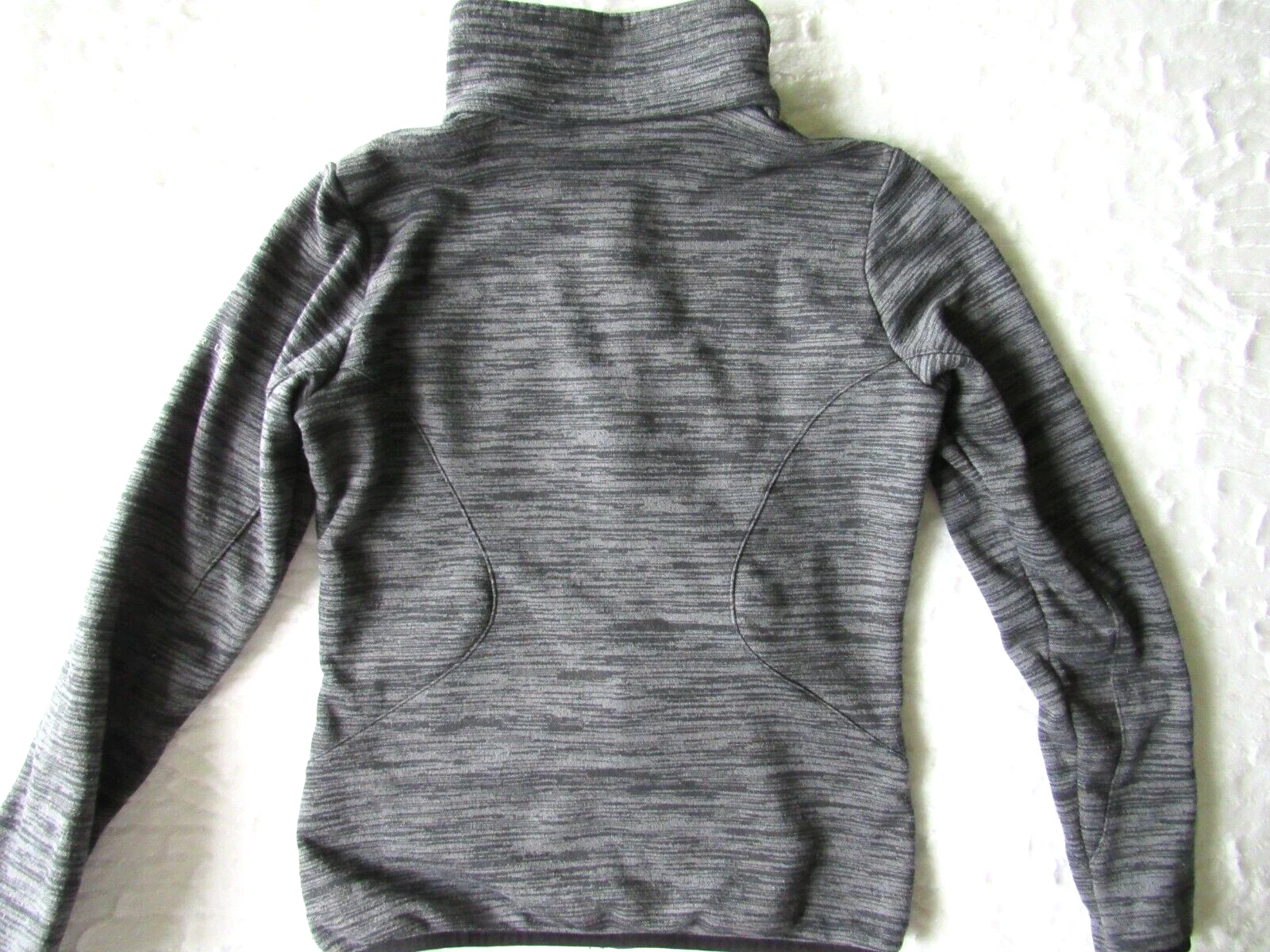 merrell space dye full zip pockets fleece athletic jacket