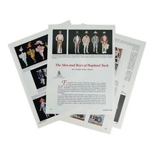 Vintage Raphael Tuck Paper Dolls History Article 6 Pages with Photos