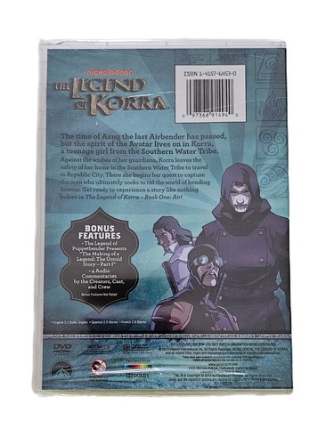 The Legend of Korra Dvds Book 1-4 (2012-14) Nickelodeon 2-Disc Sets New Sealed - Picture 3 of 11