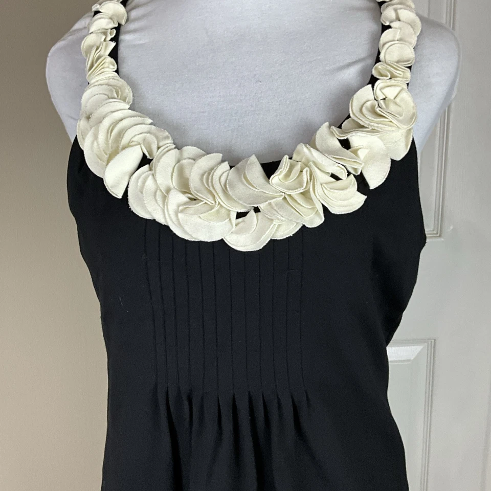 eci new york Vestido Mujer Negro Sin Mangas Talla 10 Foto 3 de 4