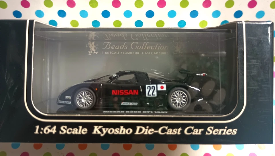 KYOSHO 1/64 CUENTAS FUNDIDAS A PRESIÓN COLECCIÓN NISSAN R390 GT1 1997 NUEVO Foto 2 de 4