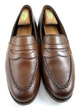 Allen Edmonds "RANDOLPH" Men's Leather Penny Loafers 9.5 D Dark Chili  (662N)