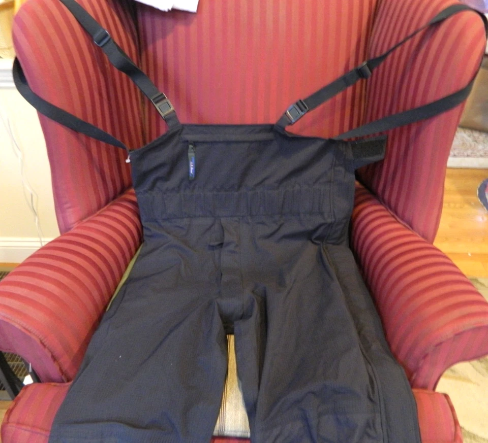 LL Bean Gore-Tex Babero Nieve Esquí Pantalones Para Hombre Medianos Negros Impermeables Usados en Excelente Condición LN Foto 3 de 4