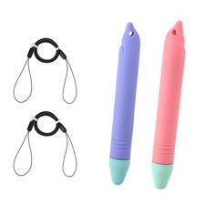 2pcs Kids Stylus Pens for Touch Screens, Kid-Friendly purple, pink, black