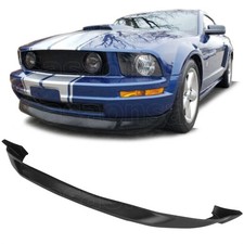 Fits 05-09 Ford Mustang V6 Base Front Bumper Lip Spoiler 3c Style Pu Black