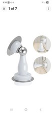 Magnetic Door Stop Stainless Steel Wall Floor Mount Door Holder White 1 Pack