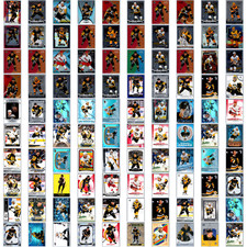 TEAM LOT - PITTSBURGH PENGUINS HOCKEY 100 Cards NHL Rookie Insert Parallel