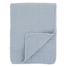 Chic Antique Aix Vintage Quilt Sky Blue