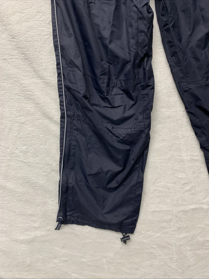 Pantalones cortavientos atléticos vintage marca Elite para hombre XS bolsillos cremallera tobillos pista Foto 3 de 4