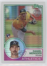 2018 Topps Silver Pack 1983 Design Chrome Update Series Daniel Mengden #136 tx8
