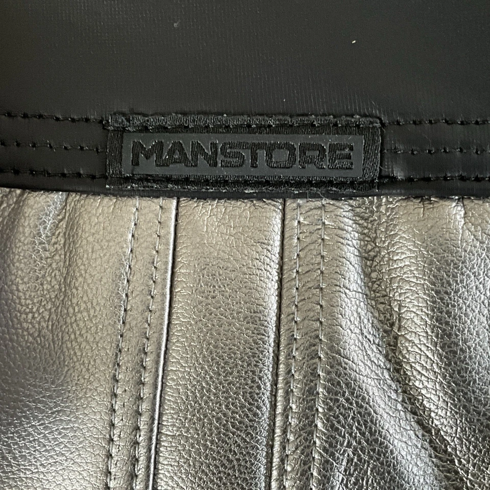 Manstore Herren Pant 🔥 Gr.M Shape Silver Boy BDSM Fetisch Look Neu Mit Etikett - Bild 4 von 4