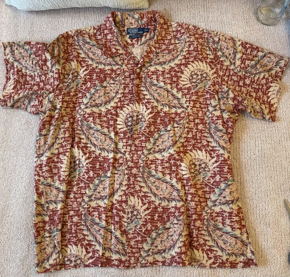 Polo Ralph Lauren Short Sleeve Vintage Casual Shirts for Men for
