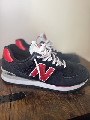 New Balance Black/Red 574 Rugged Sneakers Size: 11.5 Men's EXCELLENT CONDITION