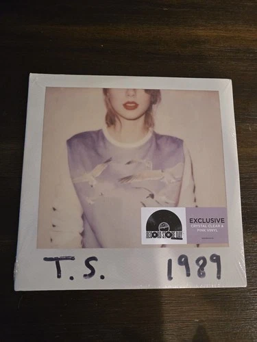 Taylor Swift 1989 RSD Vinyl Exclusive Numbered Pink Clear US Version #116/3750!!