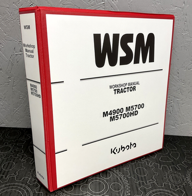 #ad Service Manual for Kubota M4900 M5700 M5700HD Tractor Repair Shop Workshop Book $46.97