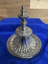 Vintage Silver Plated Rococo Candlestick 5.5” Heavy 368g Ornate Baroque