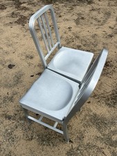 Lot Of 2 New Grand Rapids Chair Co. Aluminum Siren Seating Chair Made In USA