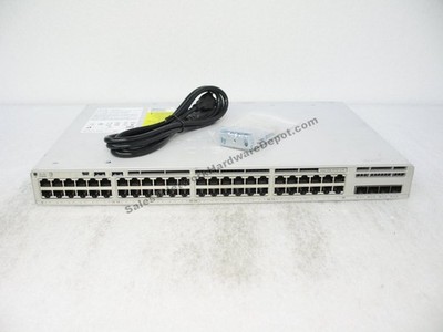 Cisco C9200L-48P-4G-E 48-Port PoE 9200L Switch w/ Power - 1 Year Warranty