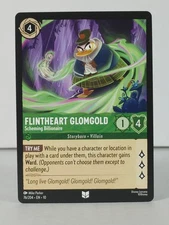 Flintheart Glomgold - Scheming - LORCANA  Whispers in the Well 76/204 singles