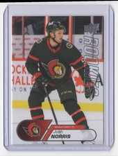 2020-21 Upper Deck NHL Star Rookies Box Set Josh Norris Rookie Ottawa Senators