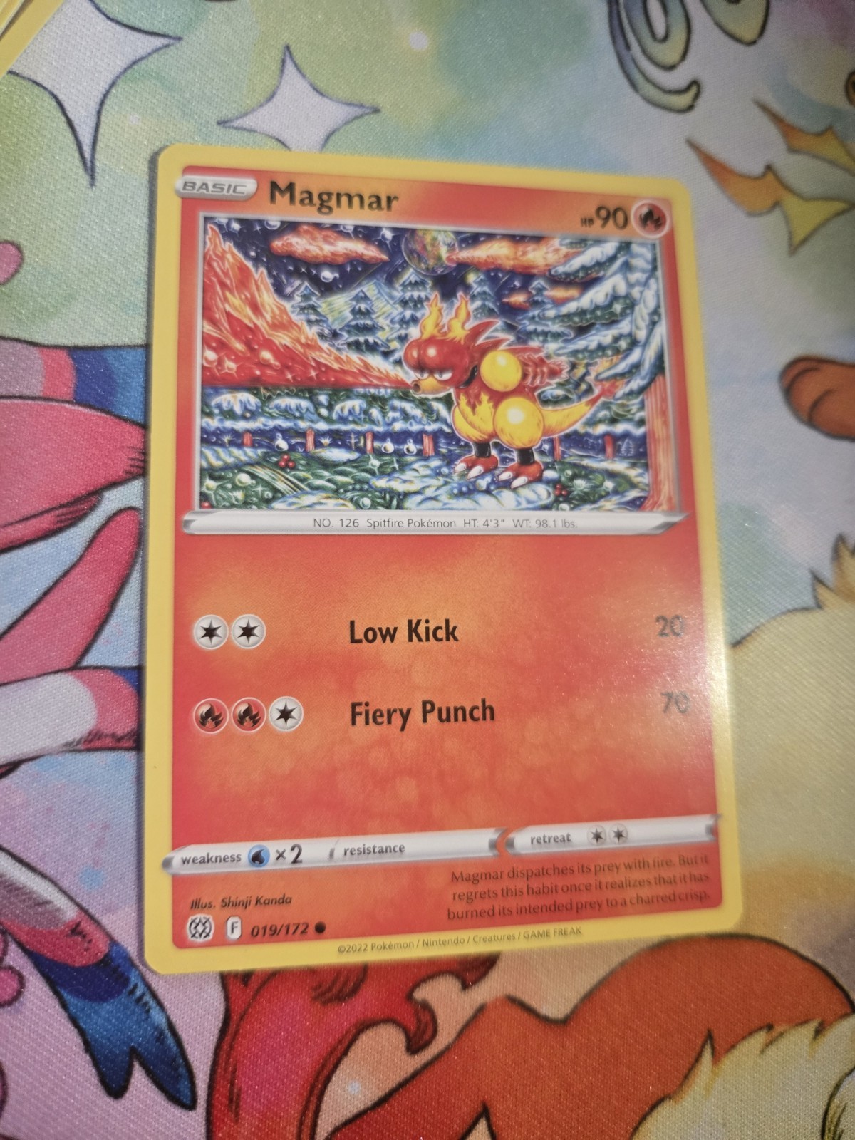 Pokemon Magmar 19/72 English 
