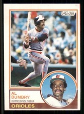 1983 O-Pee-Chee Al Bumbry Baltimore Orioles #272