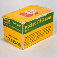 Sealed Box KODAK Tri-X pan TX 135-36 Black  White Film 36 Prints Expired 03/80