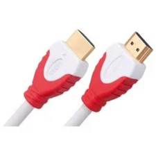 Link Depot HDMI High‑Speed Cable w/ Ethernet – White 6ft Type A‑A 4K NEW SEALED